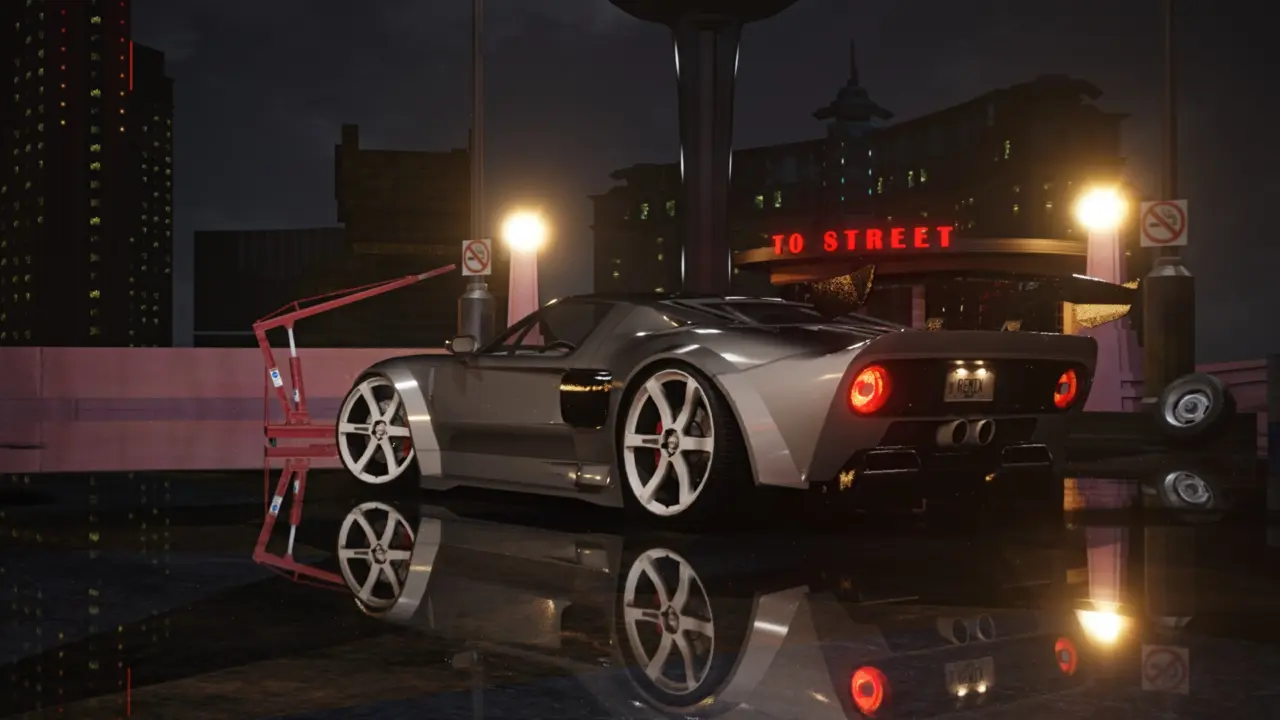 Need for Speed: Carbon RTX Remix Mod V0.3 path tracing screenshot