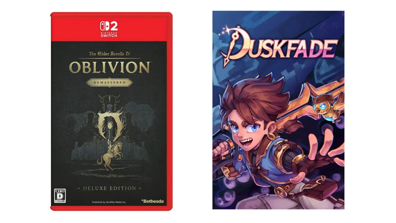 Oblivion Remastered Hits Switch 2 This Week Alongside Duskfade