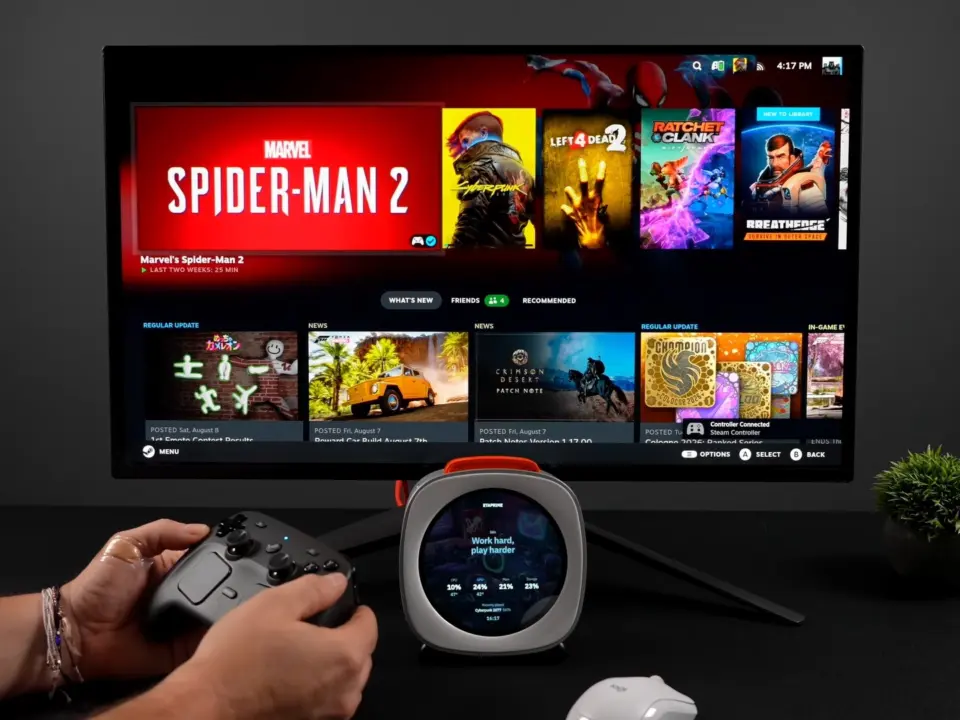 Piston V Mini PC Prototype Features Built-in Display and Ryzen AI 9