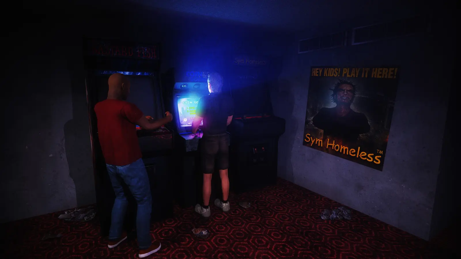 POSTAL 2 Redux game art showing the protagonist in a suburban setting