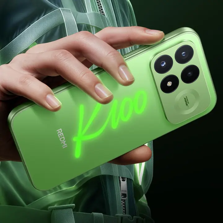 Redmi K100 Pro Glowing Firefly back panel