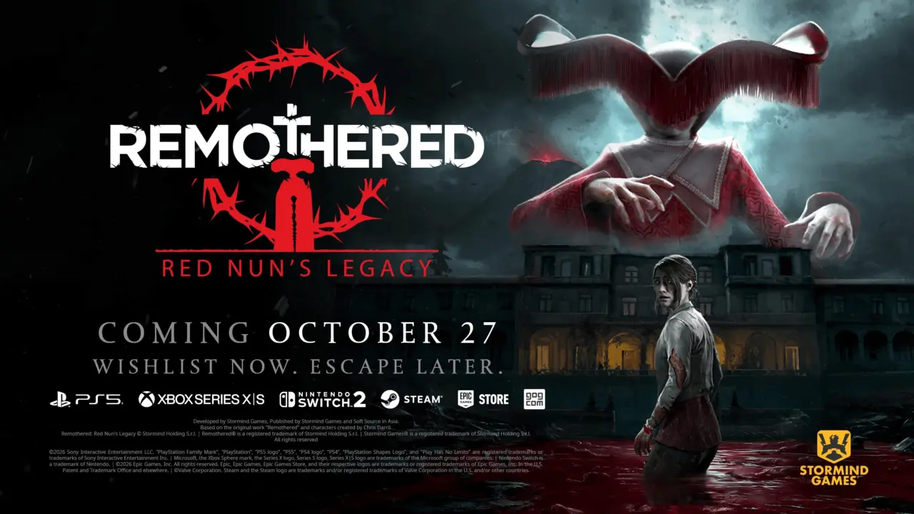 Remothered: Red Nun’s Legacy Launches October 27 on PS5, Xbox, Switch 2