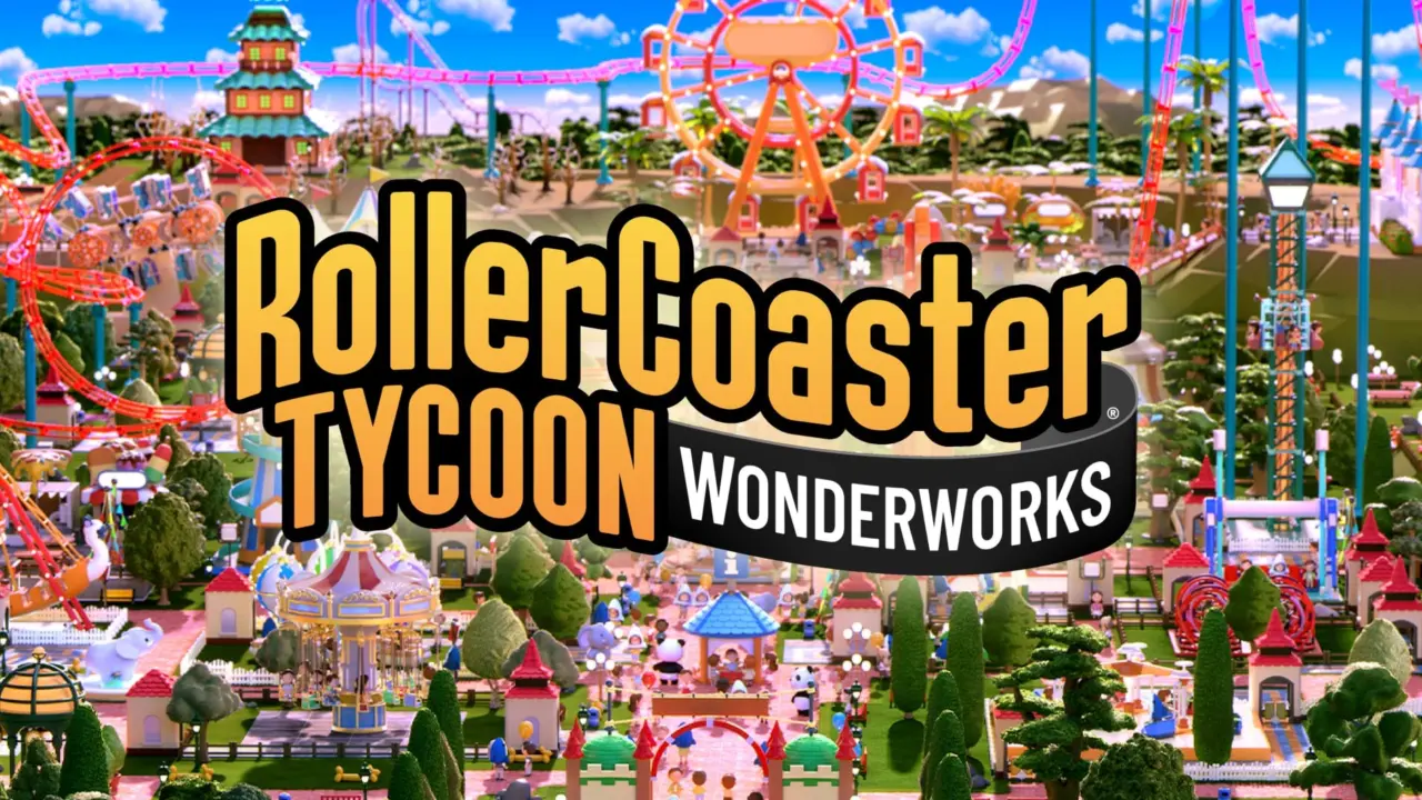RollerCoaster Tycoon Wonderworks theme park concept art
