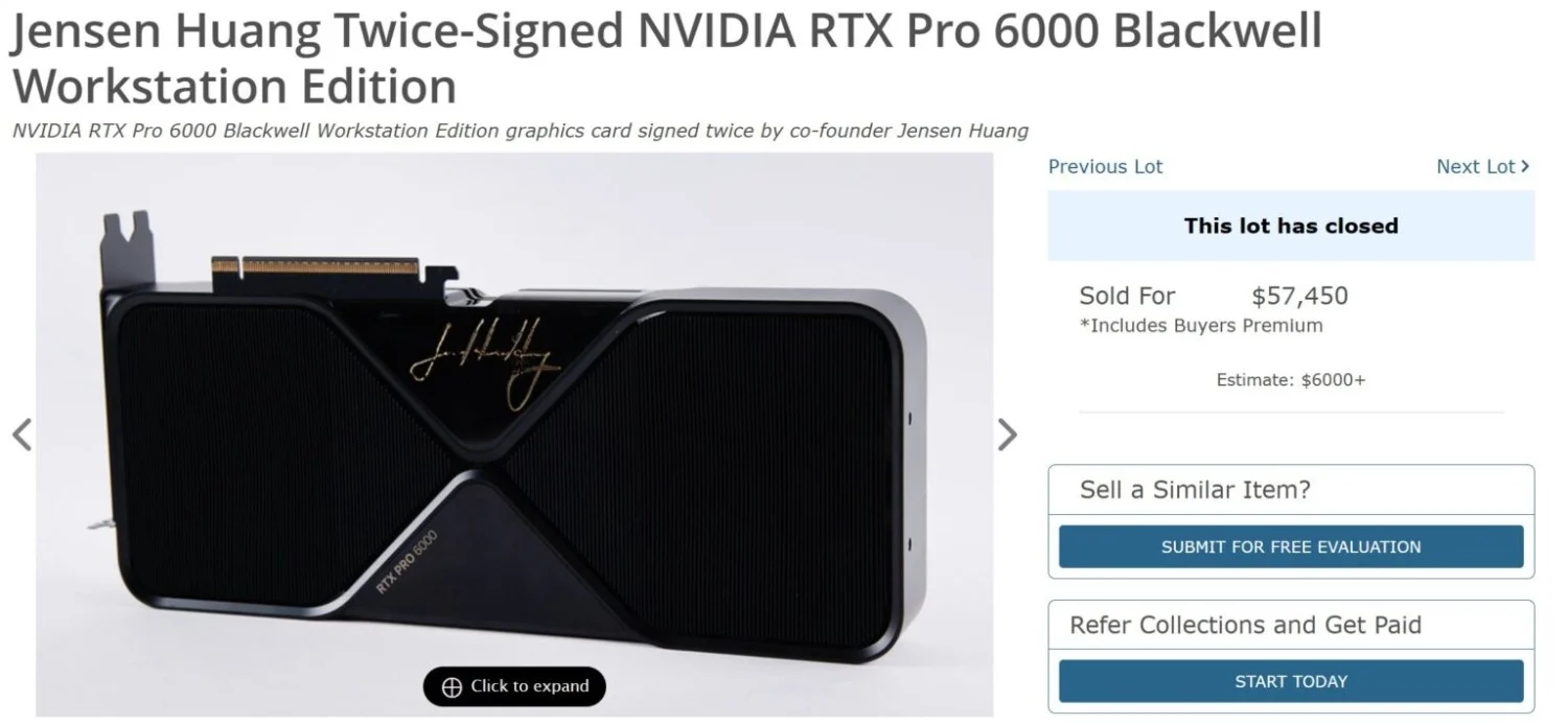 NVIDIA RTX Pro 6000 Blackwell Workstation Edition graphics card