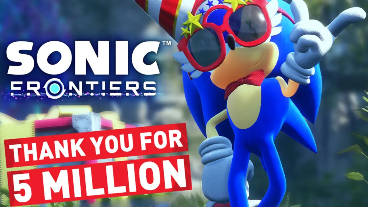 Sonic Frontiers Sales Top 5 Million, SEGA Celebrates With Free Shoes