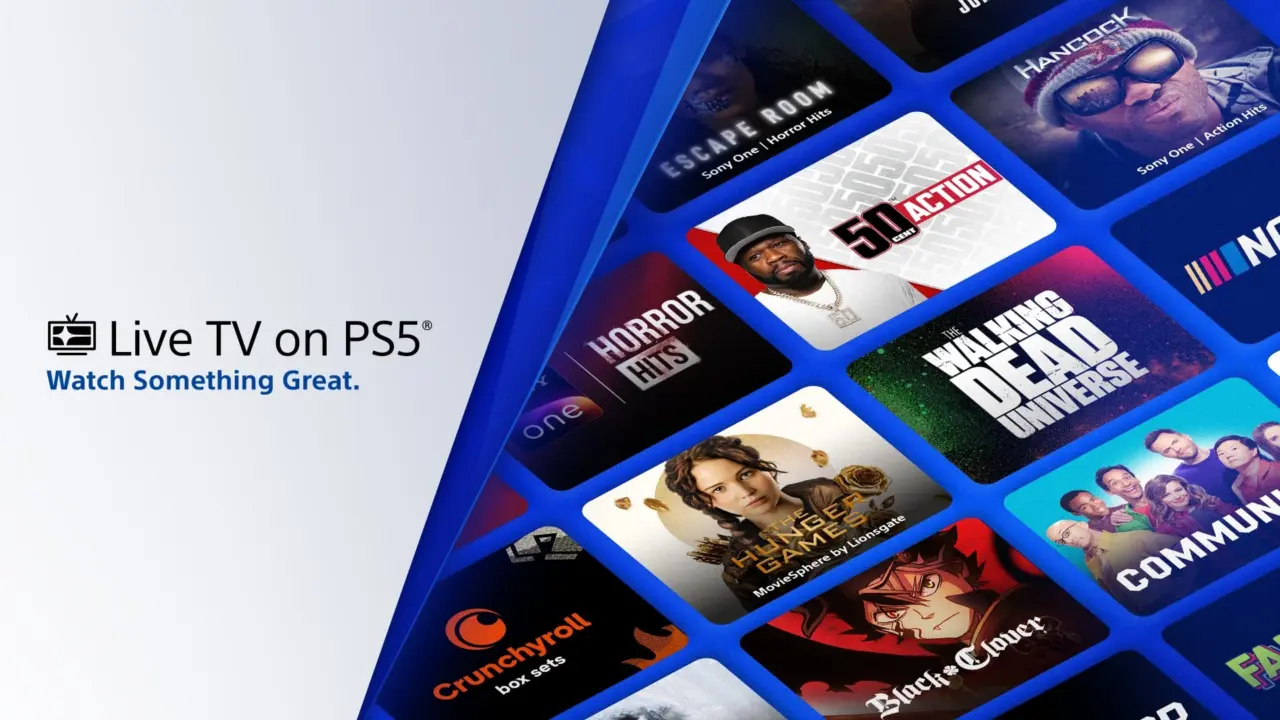 Sony Launches Free Live TV App on PS5 with 100+ Channels