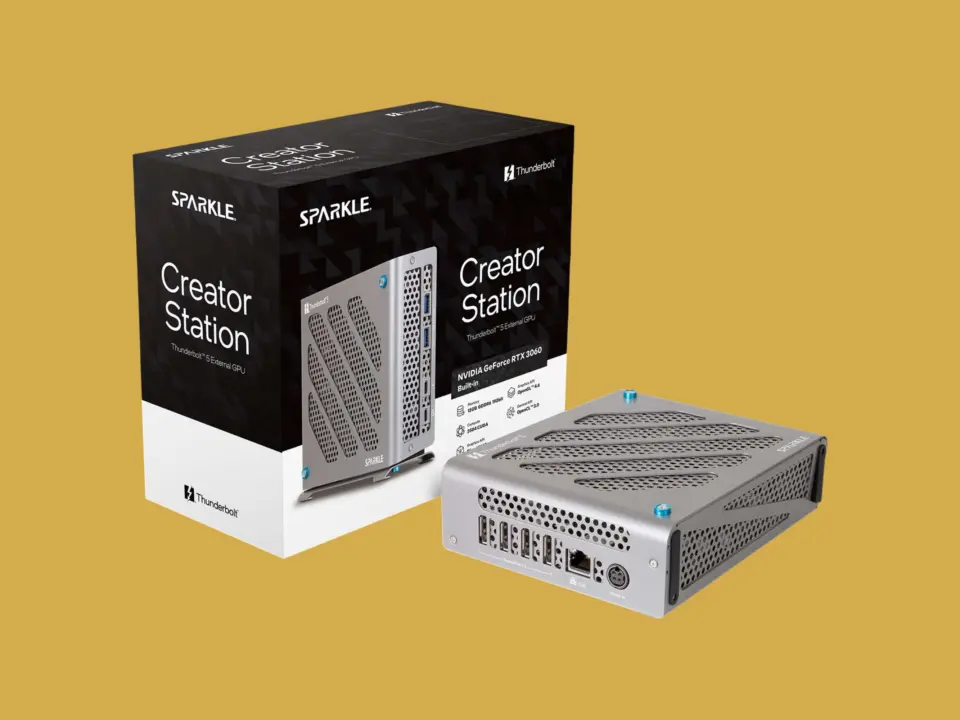 Sparkle Creator Station TCX-280DF eGPU Brings Thunderbolt 5 to Workstations