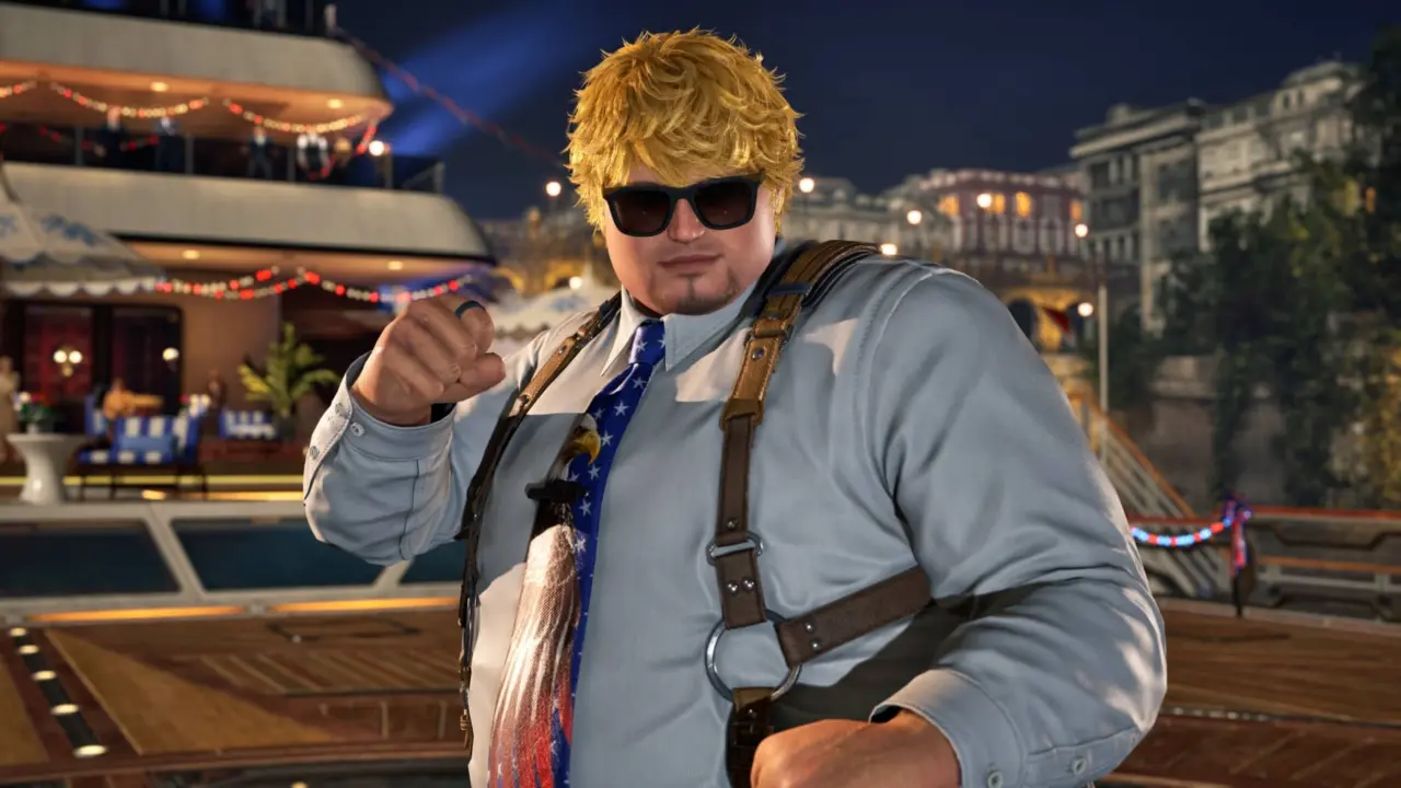 Tekken 8 Bob character splash art