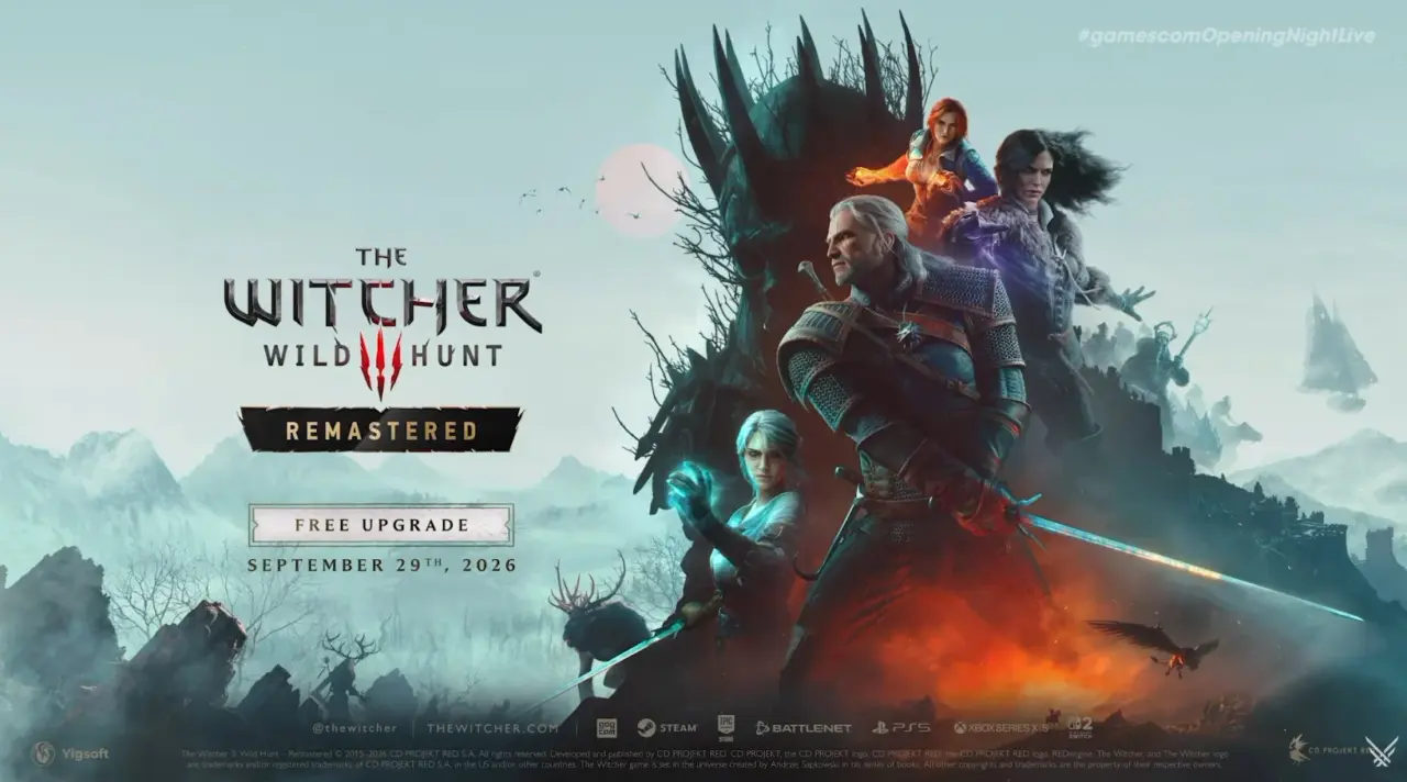 The Witcher 3 Remastered Launches Sept 29 With Free Upgrade and BattleNet Debut