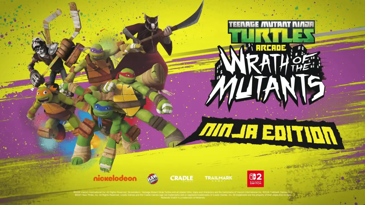 TMNT Arcade: Wrath of the Mutants Ninja Edition Launches on Switch 2