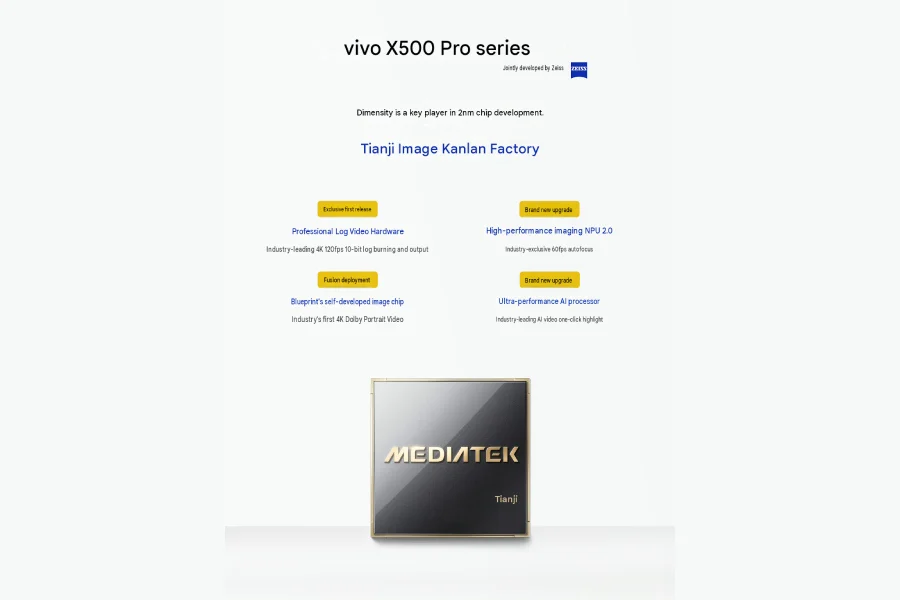 Vivo X500 Pro smartphone