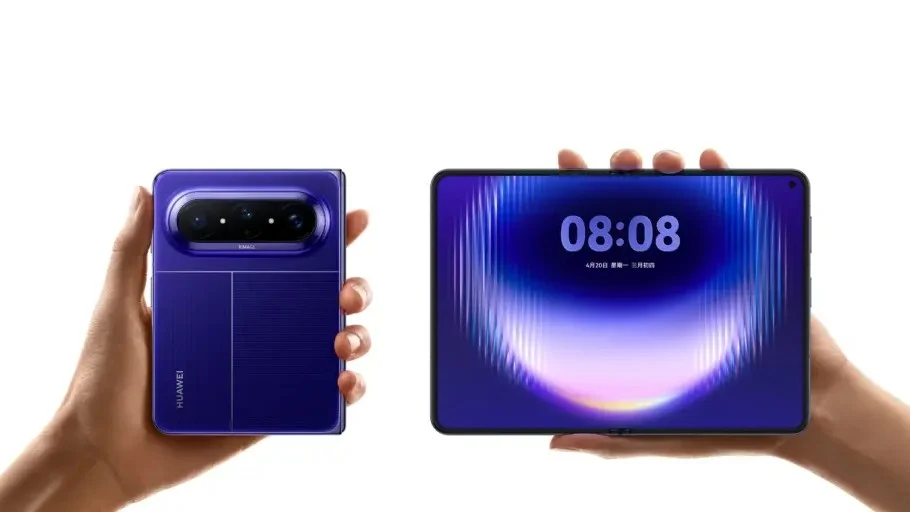 Conceptual rendering of a wide-screen foldable smartphone