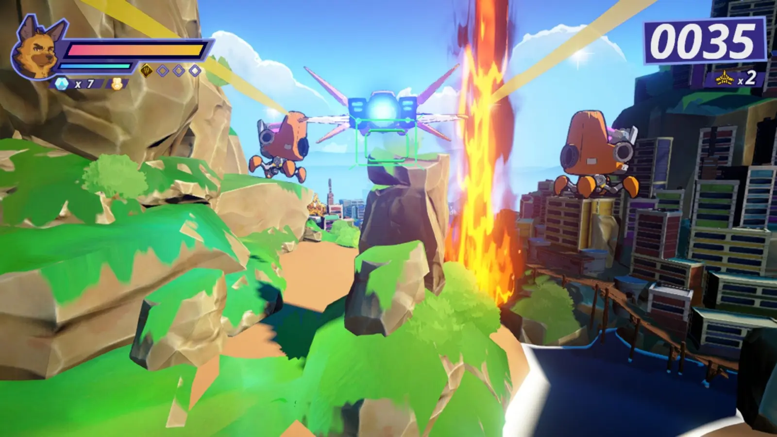 Wild Blue Skies game art
