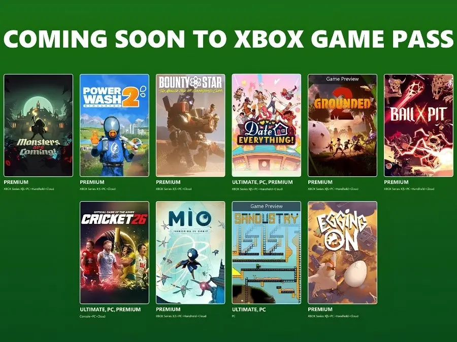 Xbox Game Pass August 2026: 10 New Games Added, 4 Leaving
