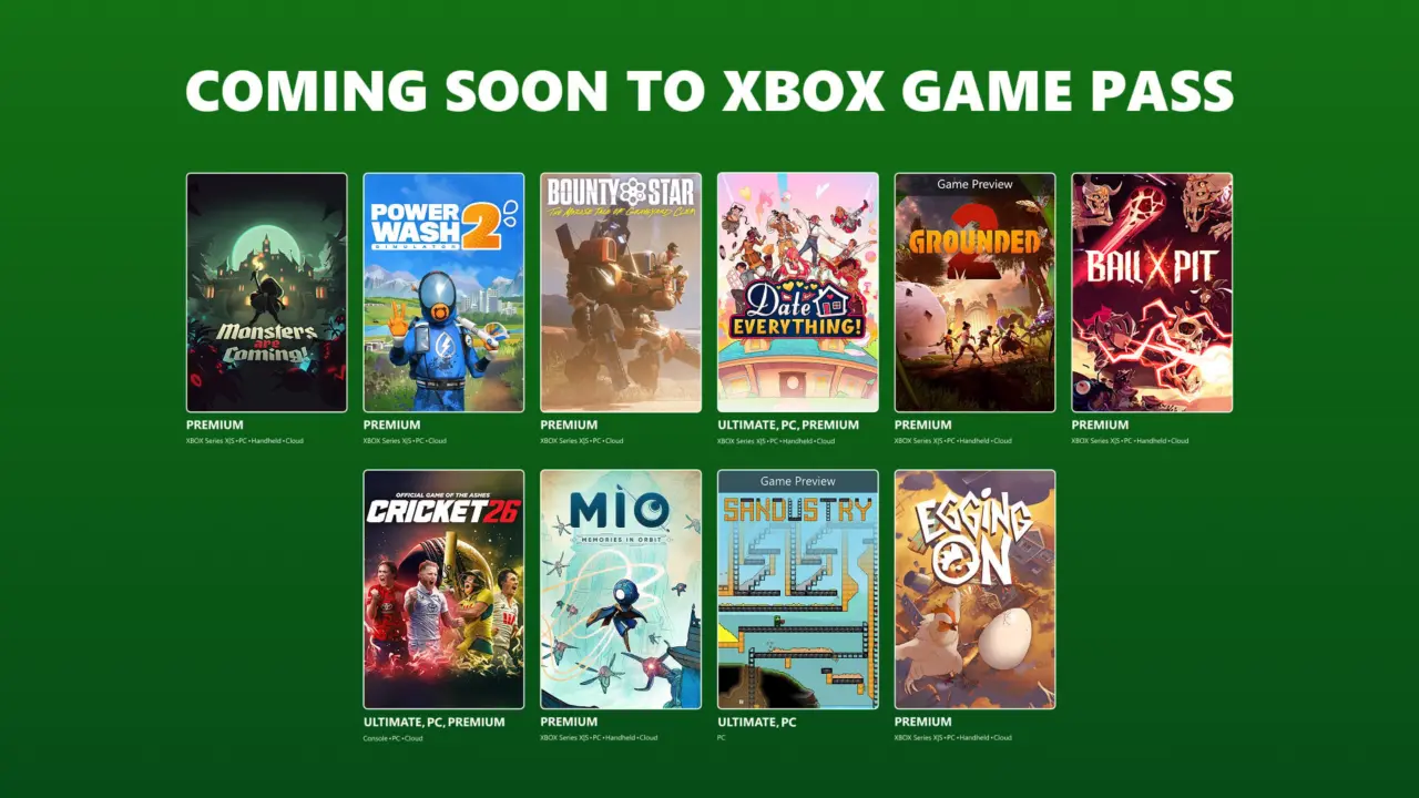 Xbox Game Pass August 2026: Gears of War E-Day Beta, Cricket 26, and More