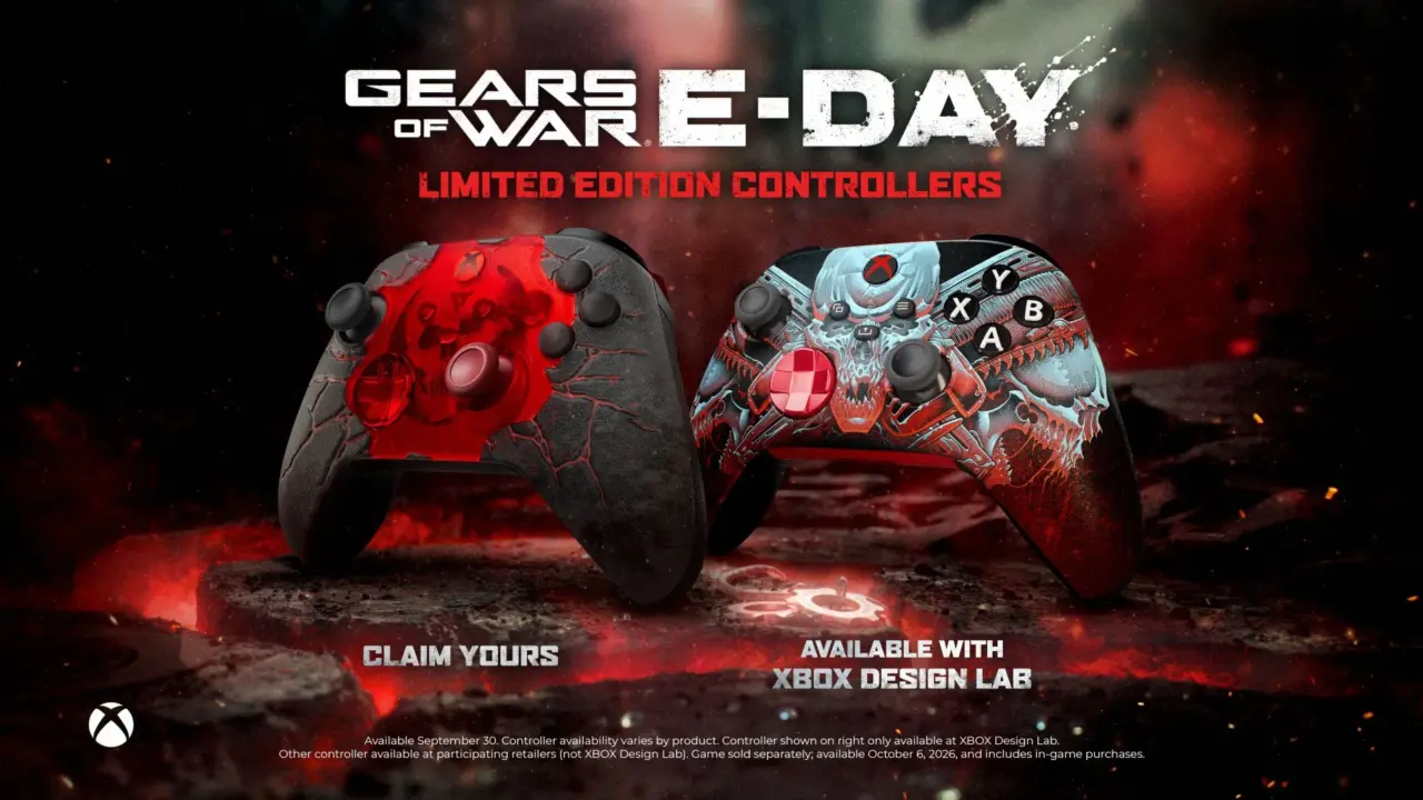 Xbox Gears of War E-Day Controller Hits $89.99 for September 30 Launch