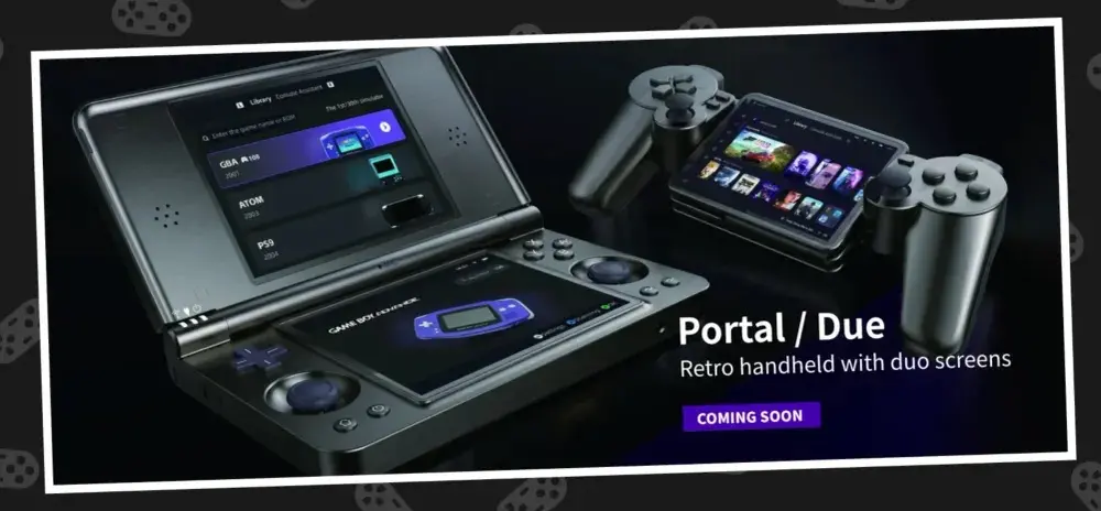 Yoniq Duo dual-screen handheld concept