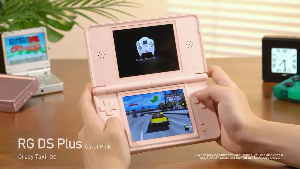 Anbernic RG DS Plus handheld gameplay footage