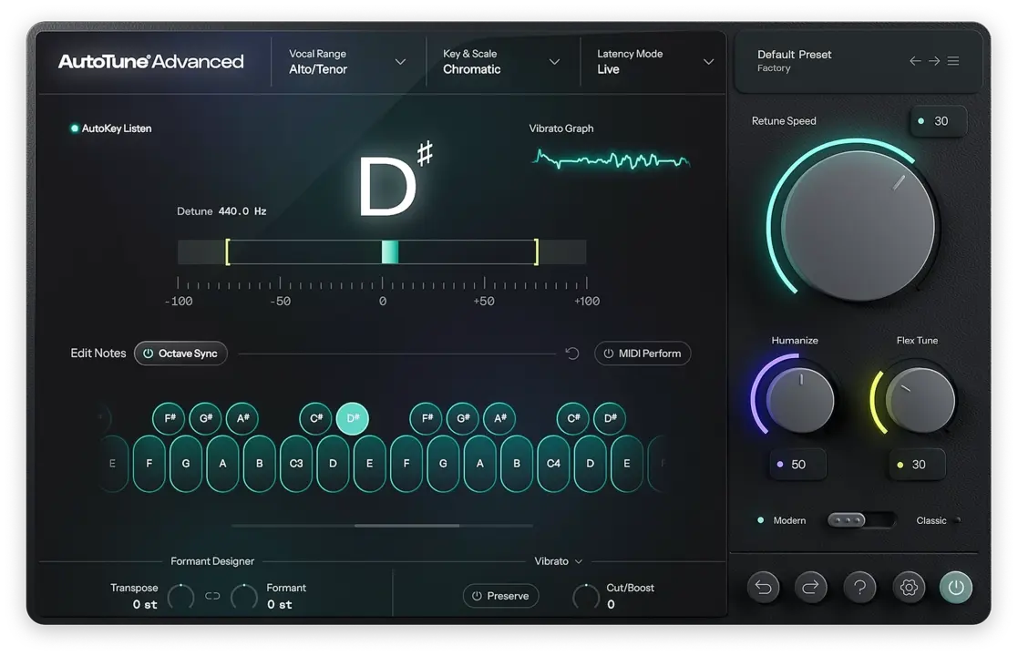 Antares AutoTune Advanced launches with sub-1 ms latency and new vibrato engine