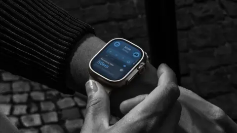 Apple Watch Ultra 4 in black titanium