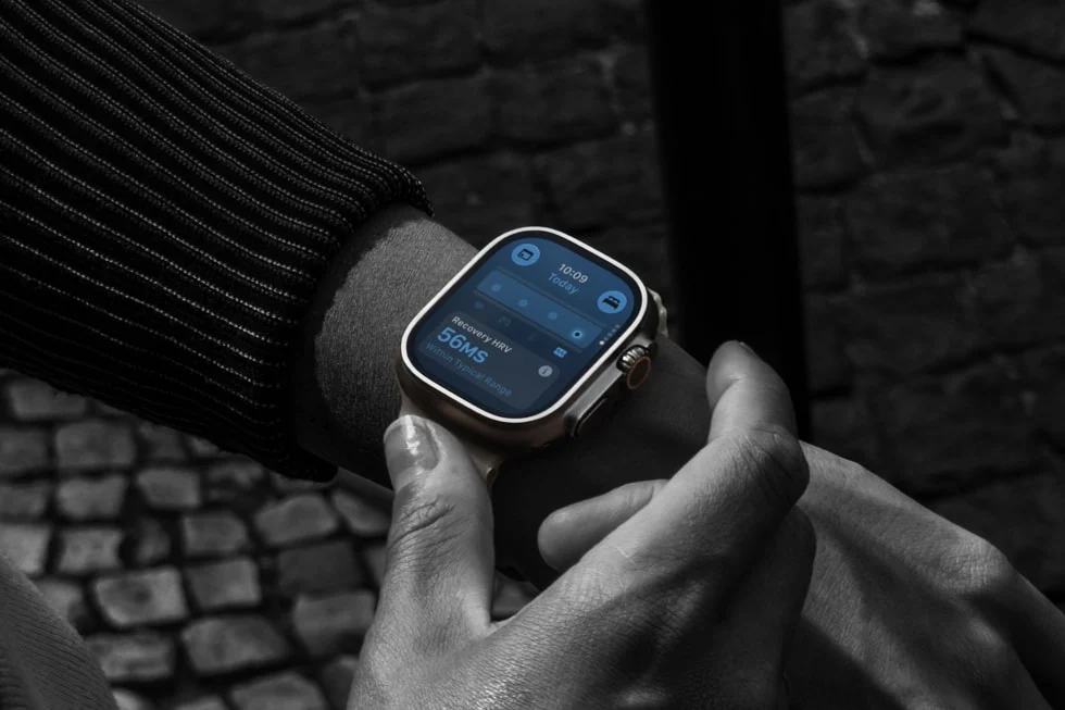 Apple Watch Ultra 4 in black titanium