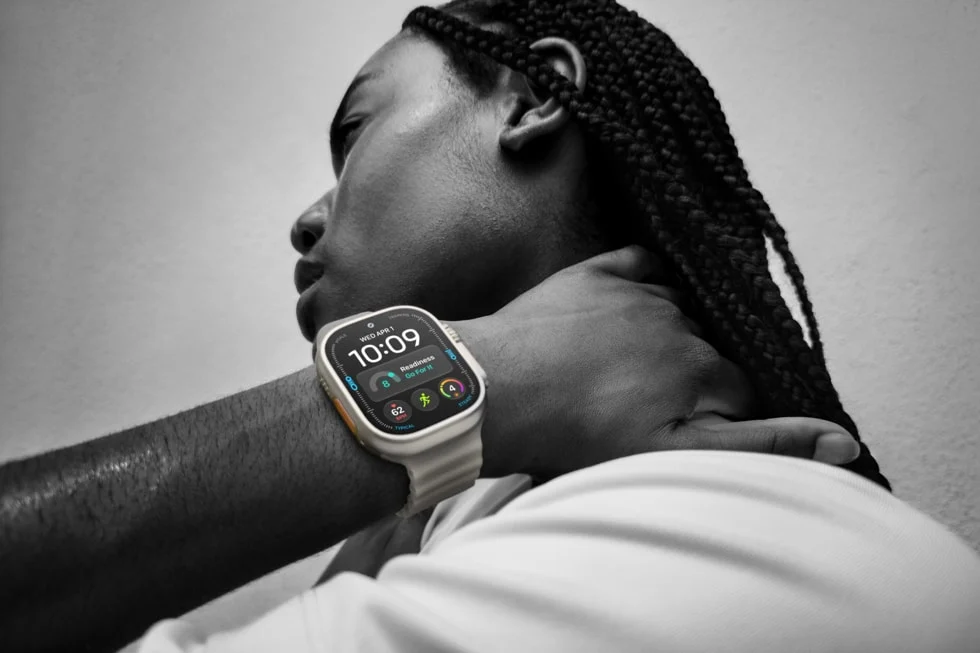Apple Watch Ultra 4 in black titanium