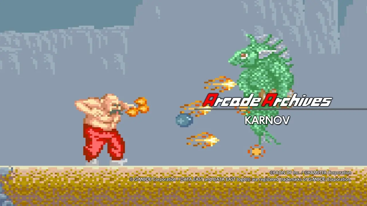 Arcade Archives Karnov Launches September 10 on PS5, Xbox Series, Switch 2