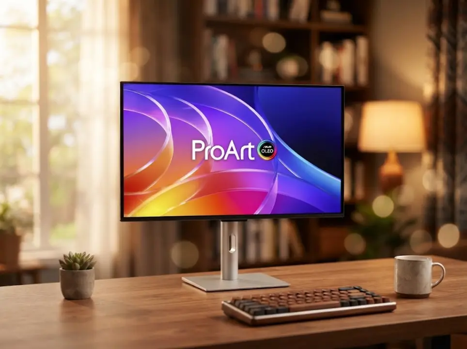 ASUS ProArt PA27UCDV QD-OLED monitor hits 1,000 nits peak brightness