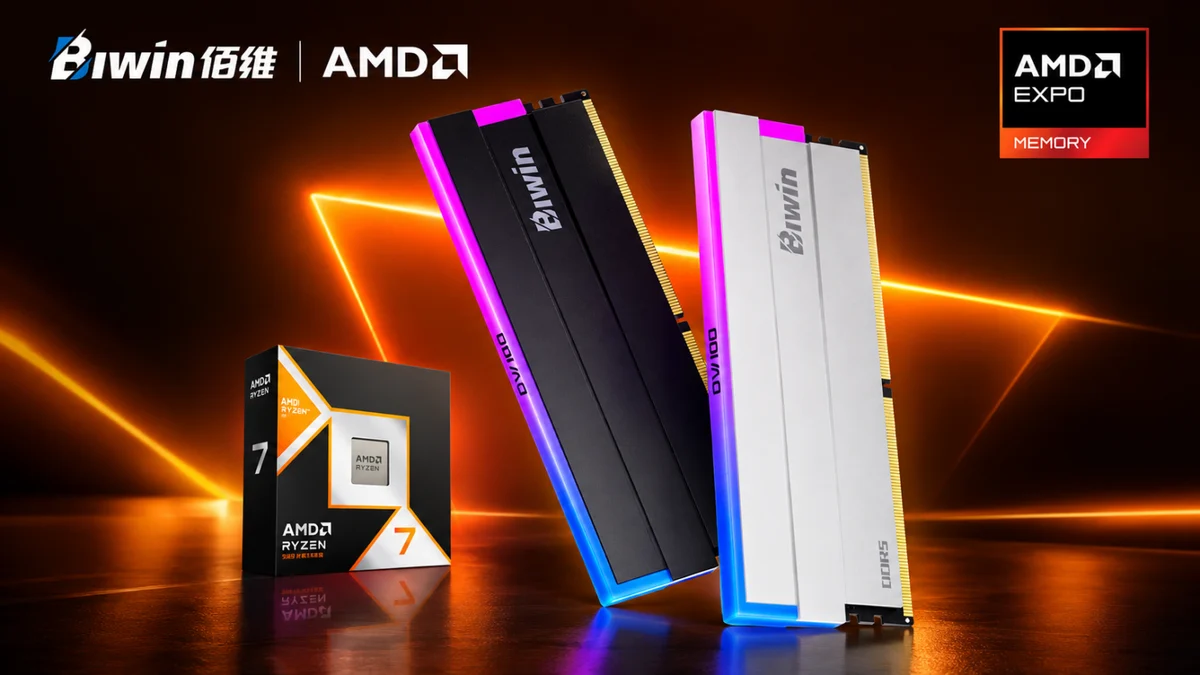 BIWIN DW100 DDR5 memory kit with AMD EXPO ULL certification
