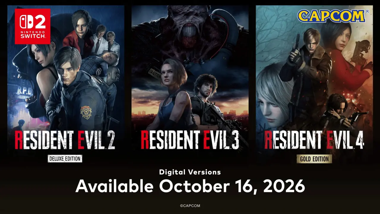 Capcom Resident Evil 2, 3, 4 Remakes