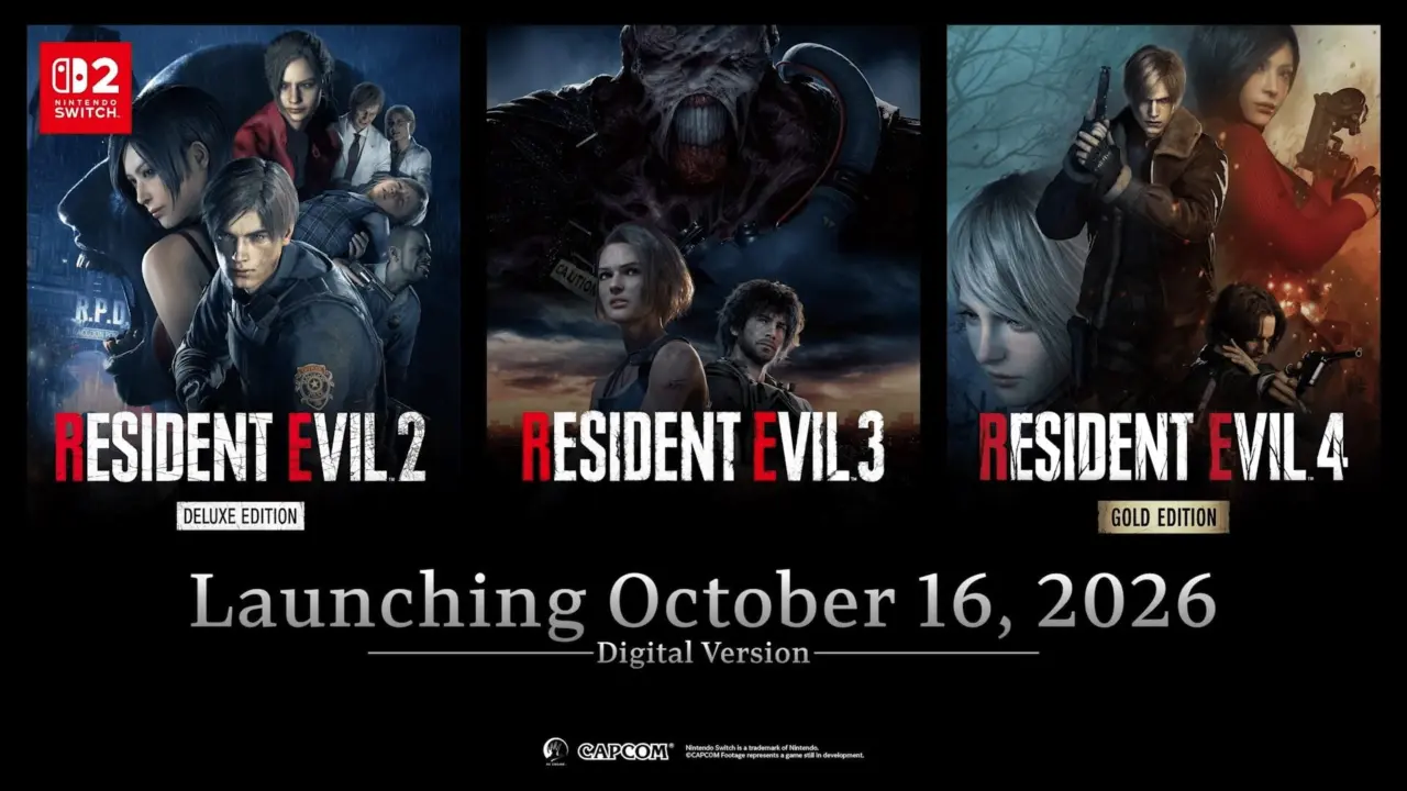 Capcom Resident Evil 2 Remake, Resident Evil 3 Remake, Resident Evil 4 Remake