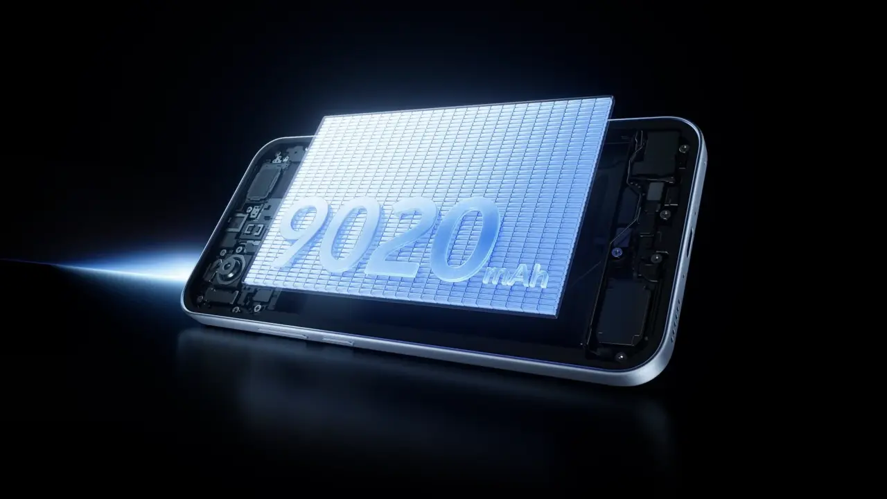 Smartphone battery technology concept