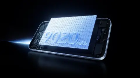 Smartphone battery technology concept