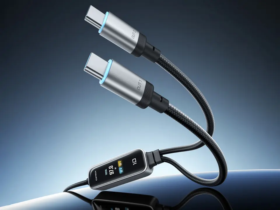Cuktech 10 2-in-1 Smart Cable Launches with 140W Output and Built-in Display