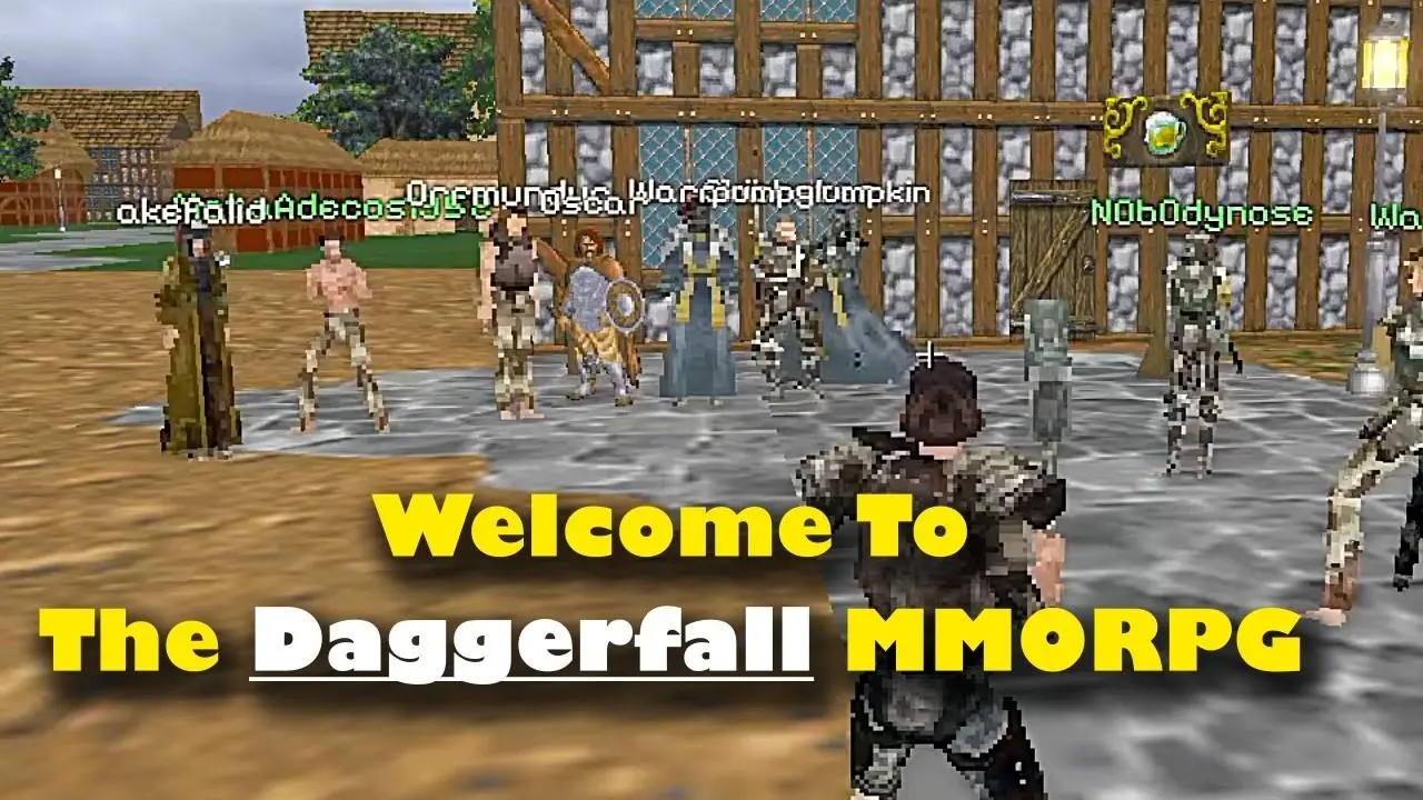 Daggerfall Enhanced multiplayer gameplay screenshot