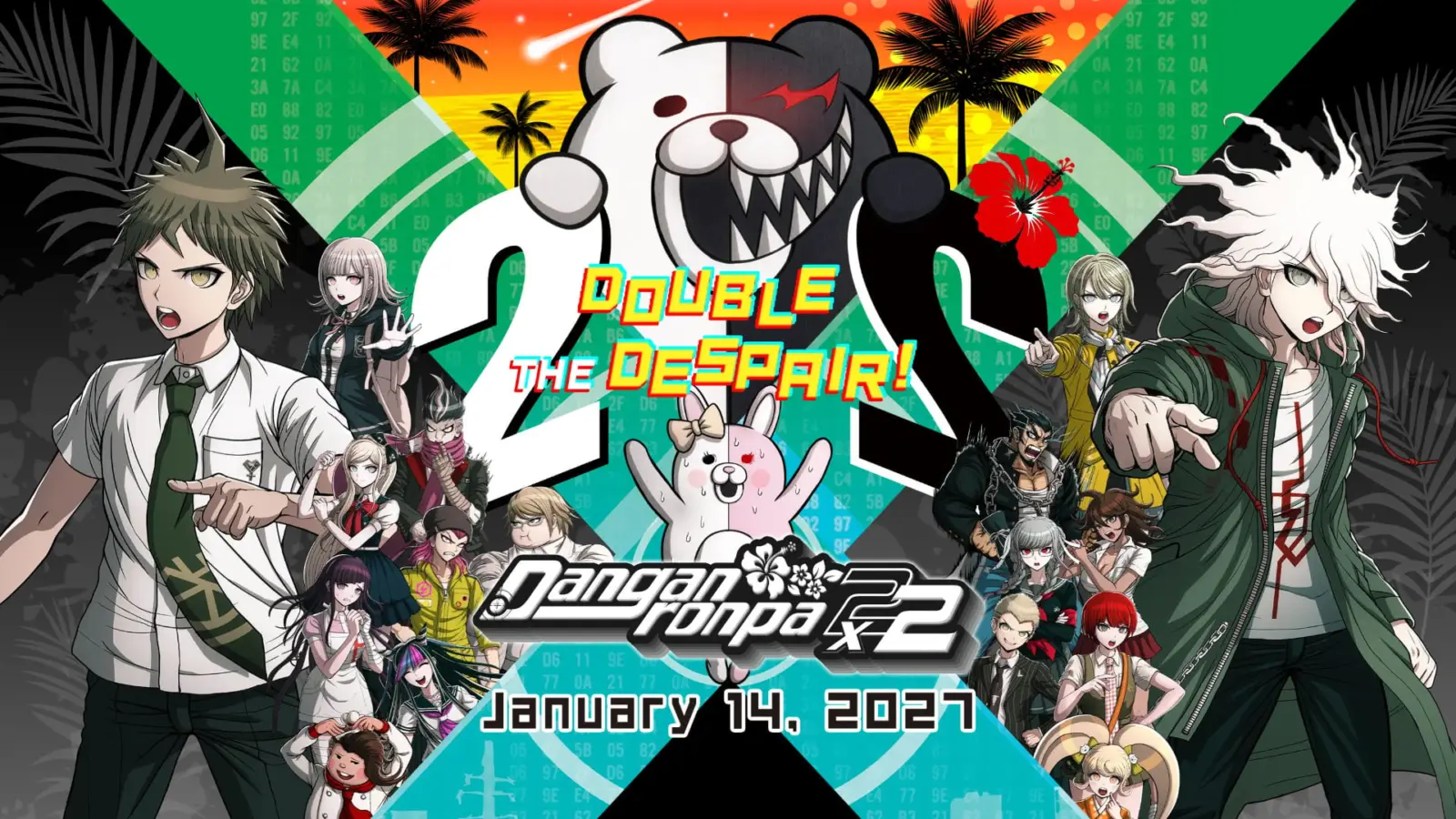 Danganronpa 2x2 promotional artwork