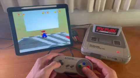 Game of Tobi Super Mario FX