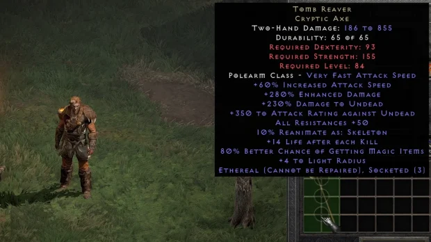 Diablo 2 Resurrected $1,000 Bounty Targets 1-in-71 Trillion Loot