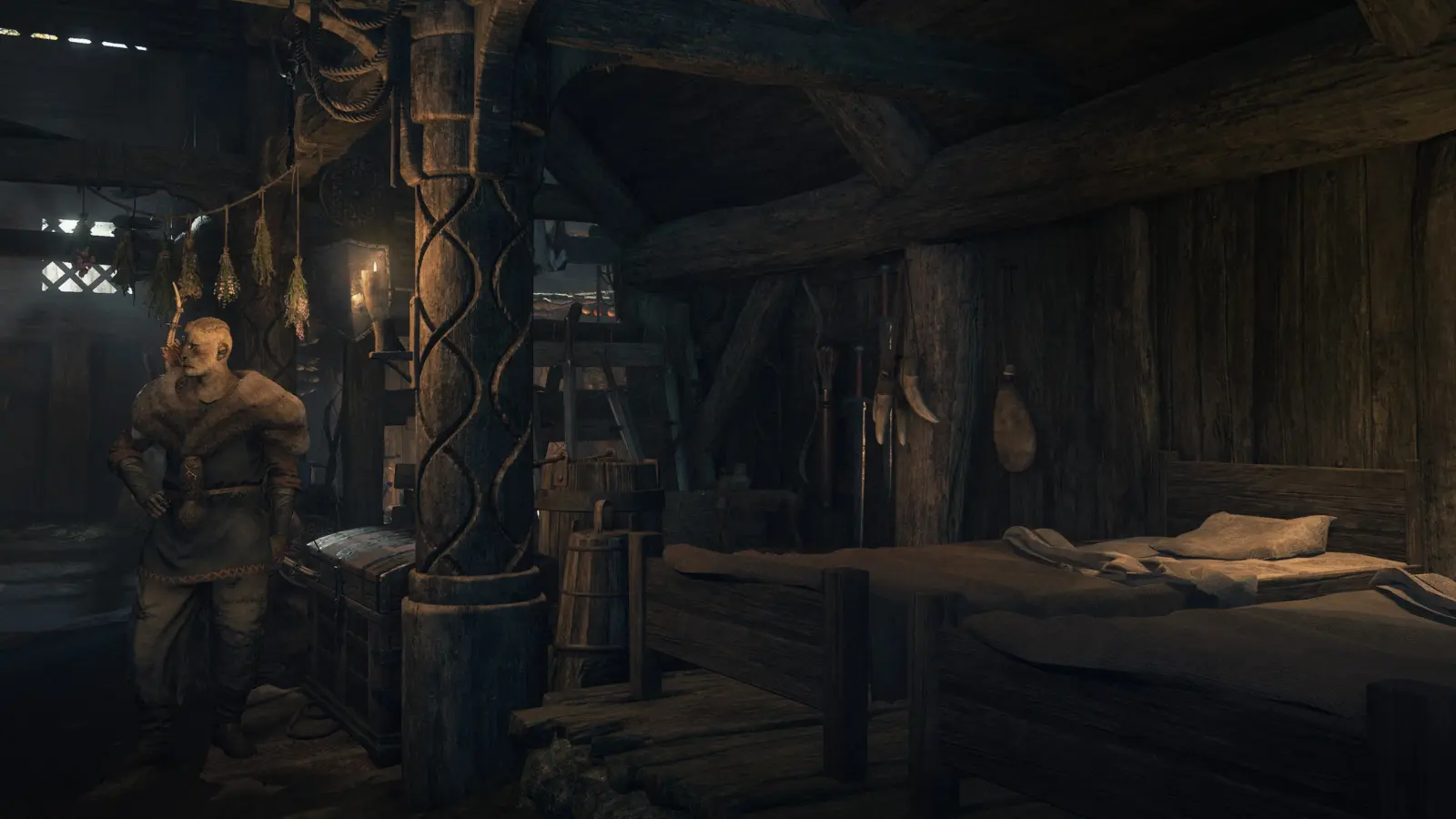 Norgandian Settlement environment from Dragon's Dogma II