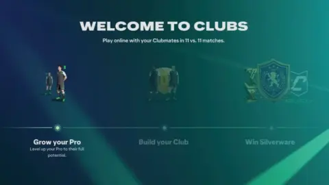 EA FC 27 game menu interface