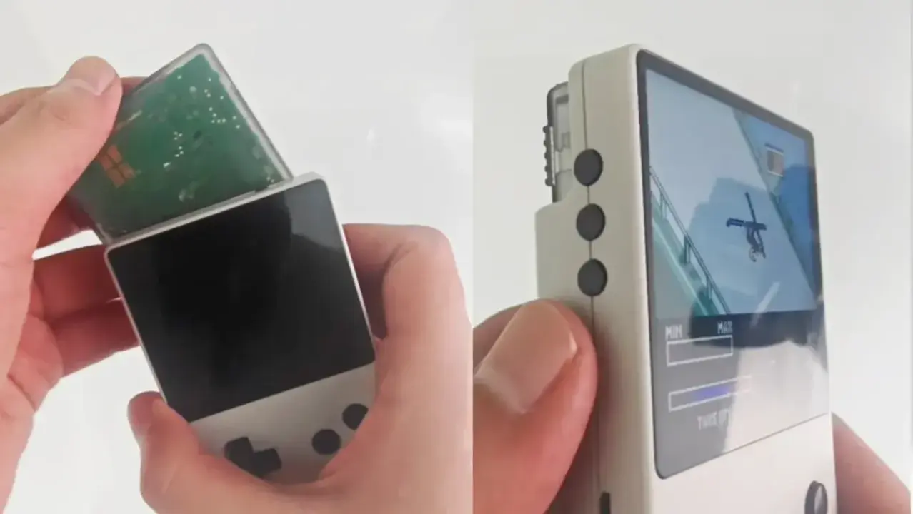 FunnyPlaying Retro Pixel MiniGB Brings Game Boy Cartridges to a 2.6-Inch Handheld
