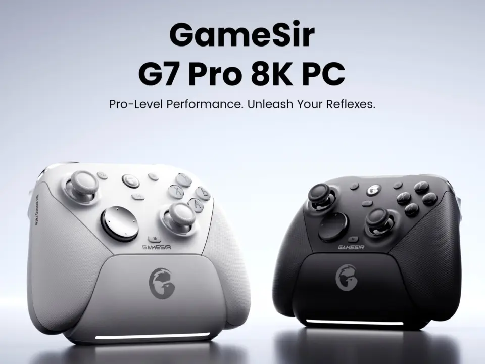 GameSir G7 Pro 8K PC Gets Ivory White and Obsidian Black