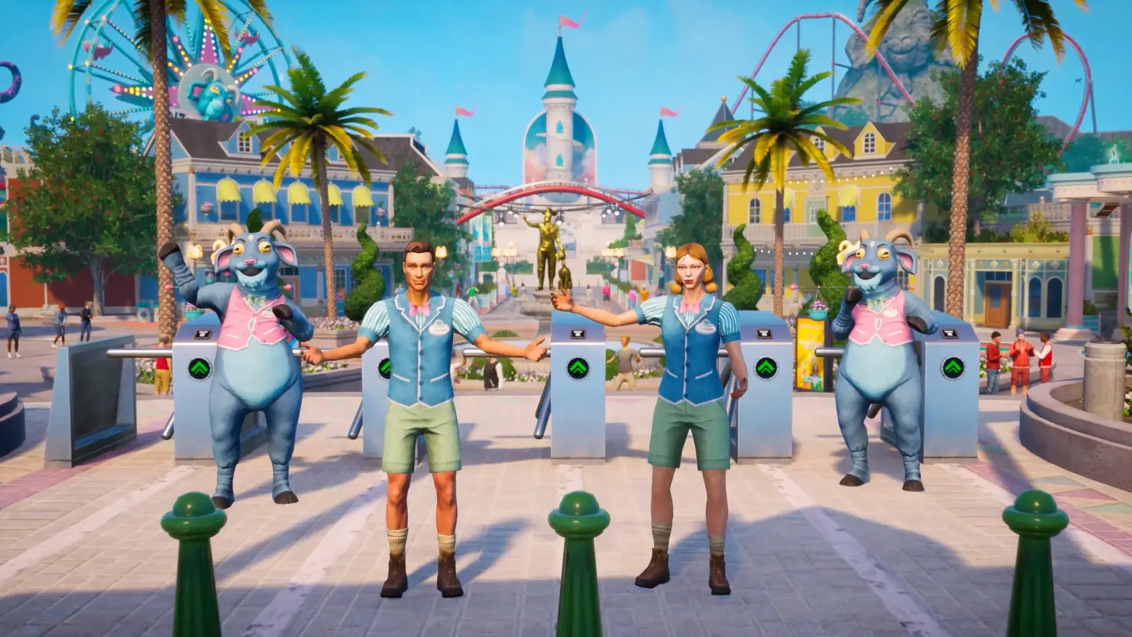 Goat Simulator 3 Ticket to Dizzyworld DLC announcement art