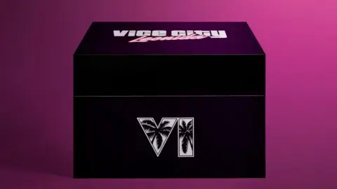 Grand Theft Auto 6 collector's box merchandise display