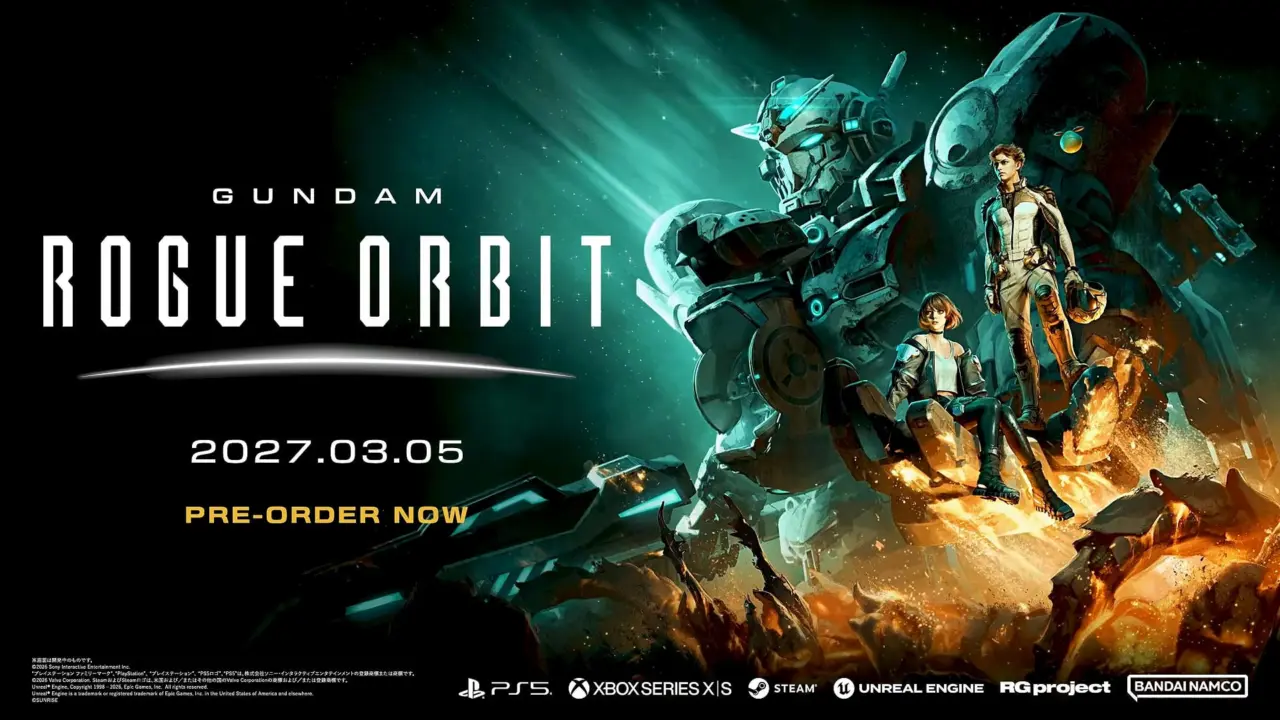Gundam Rogue Orbit Sets March 5, 2027 Launch for PS5, Xbox, PC