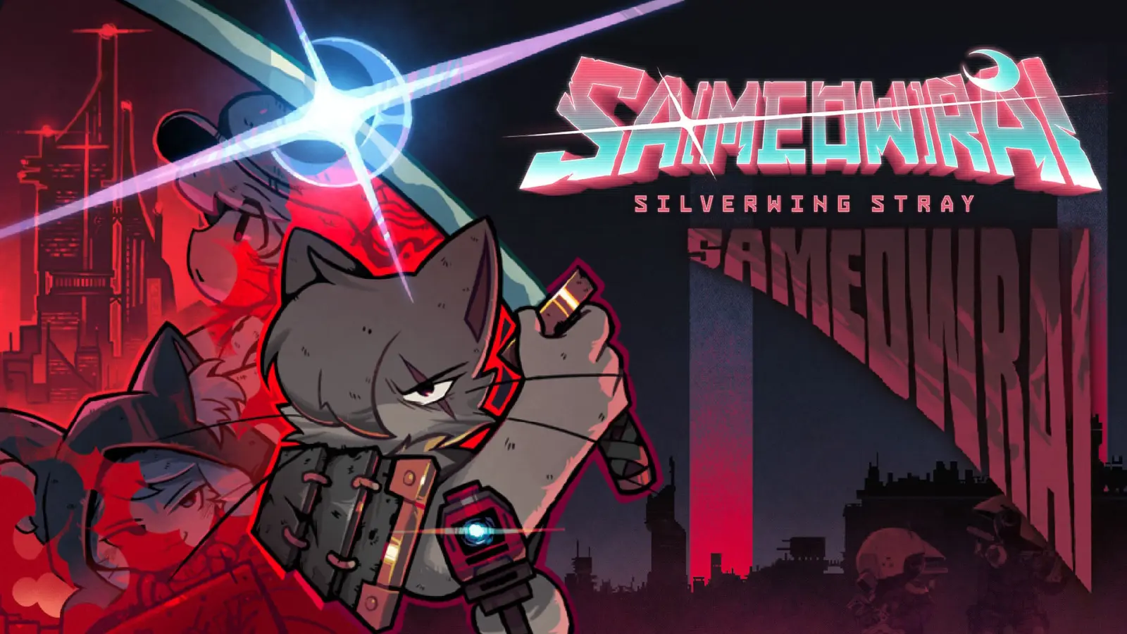 Sa[meow]rai: Silverwing Stray announcement art