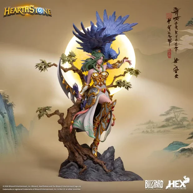 HEX Collectibles Tyrande Whisperwind statue