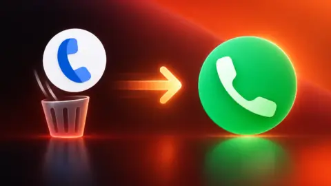 Smartphone screen showing a dialer interface
