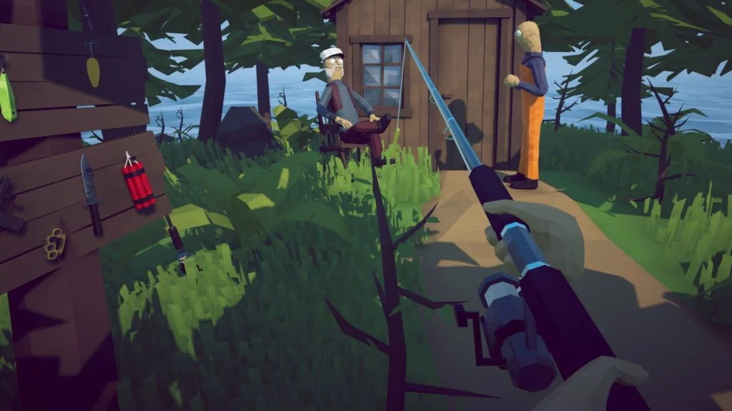 How To Fish game interface on console