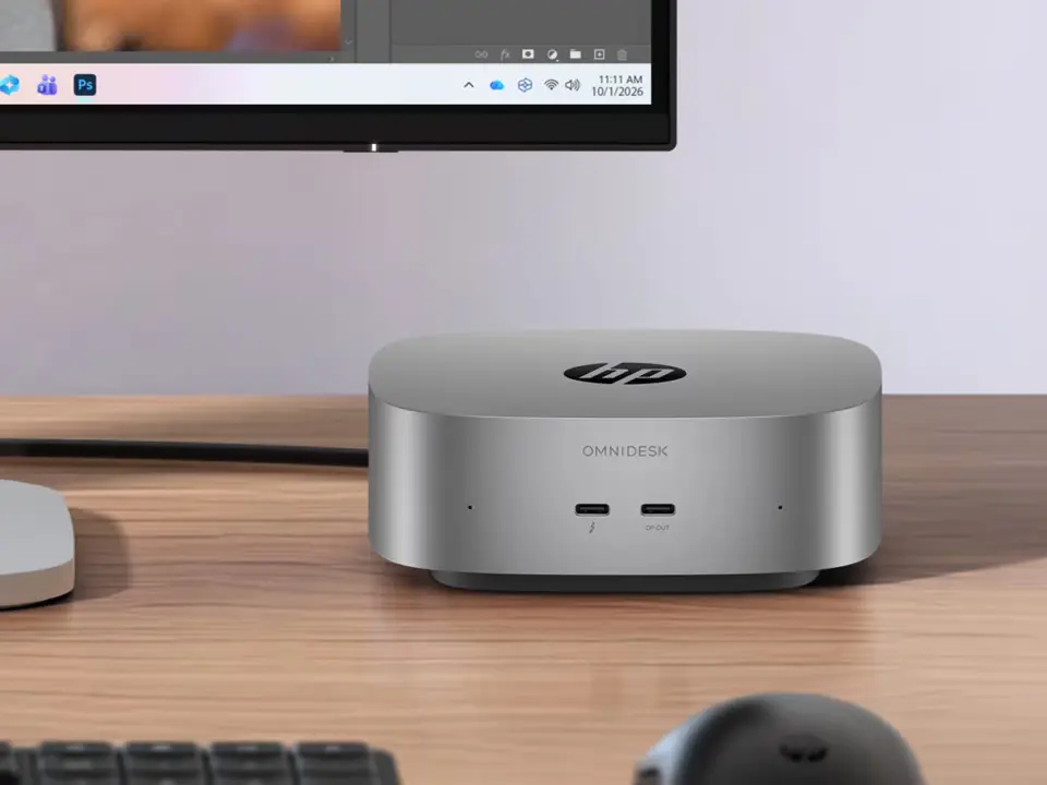 HP OmniDesk Mini: Intel Panther Lake Mini PC with eGPU Support